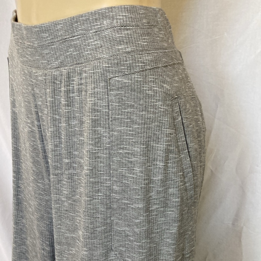 FINAL PRICE DEMOCRACY Knit Textured Sweat Pants Plus Size 2X Crop Wide Leg NWOT - Picture 8 of 10